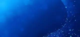 蓝色线条光点渐变背景海报素材图片