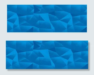 蓝色晶格化图片