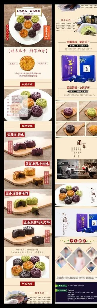 月饼详情图图片(790X9840(DPI:200))psd模版下载