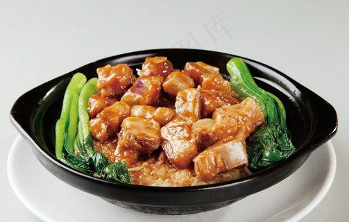 排骨煲仔饭图片