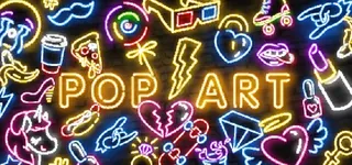 霓虹灯字母图片