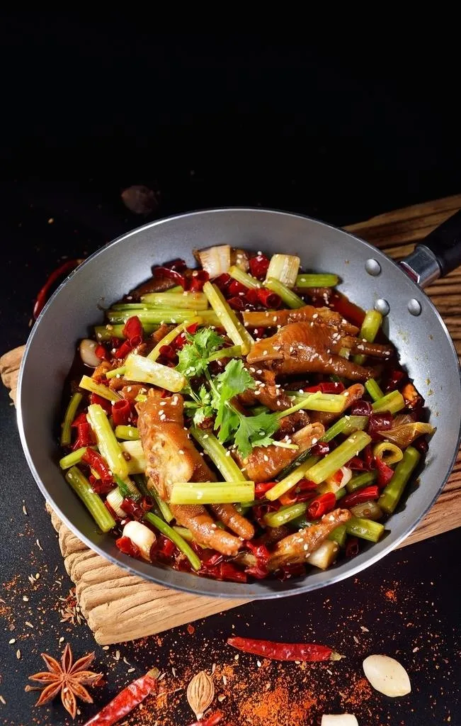干锅鸡爪图片