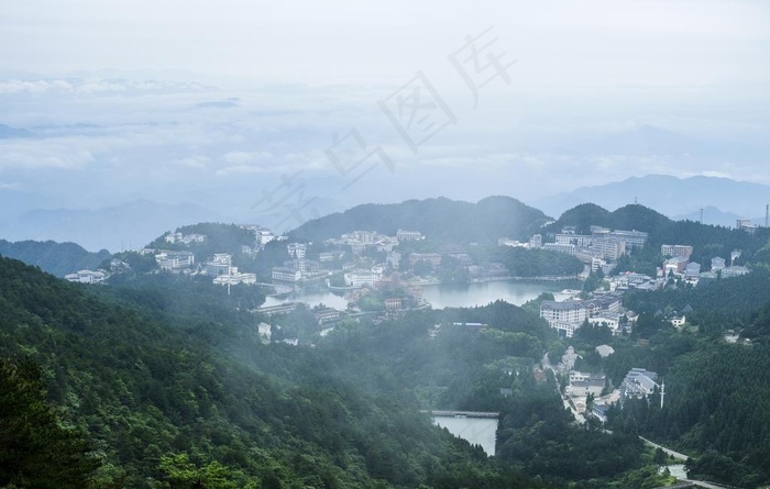 九宫山云中湖图片