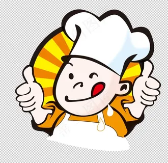 美味 厨师 卡通 免扣图片