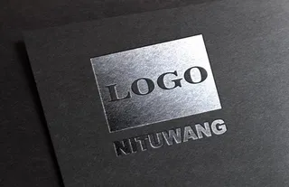 烫银名片样机图片