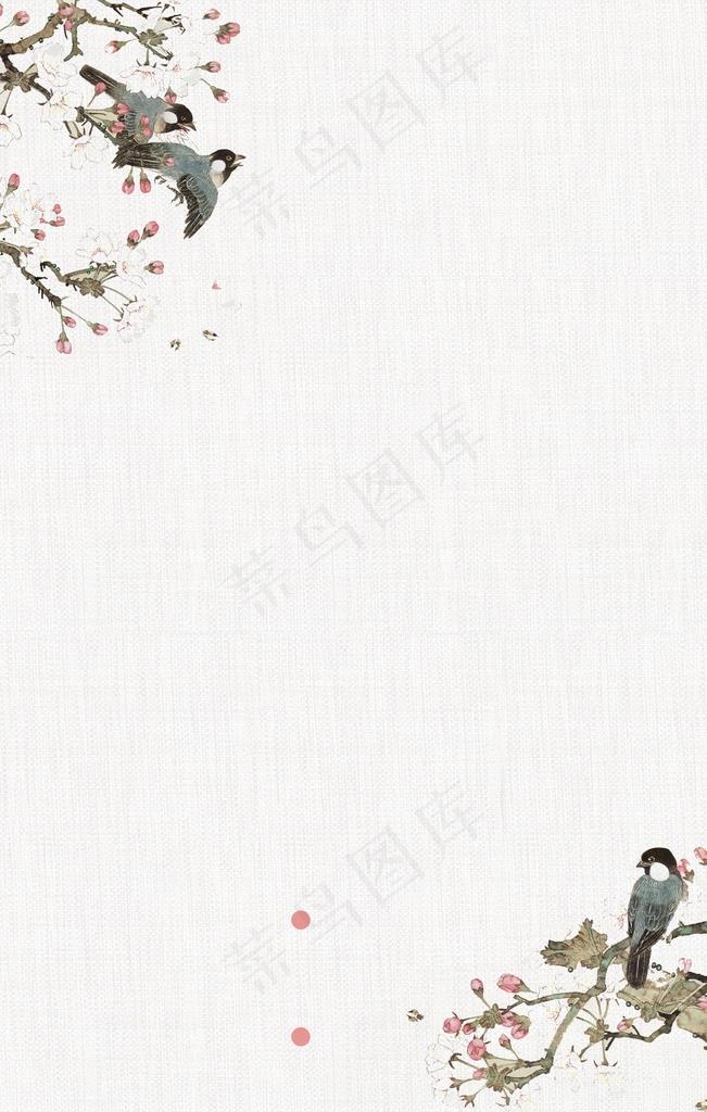 水墨中式背景图片