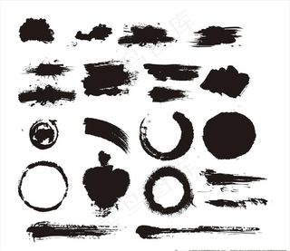 中国风笔触图片