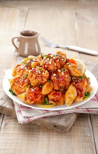 劲爆香辣鸡腿图片