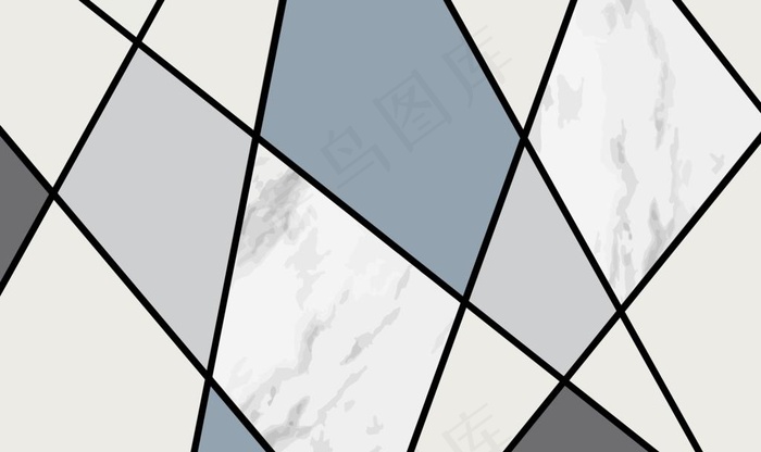 几何大理石背景墙图片