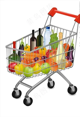 矢量购物车图片