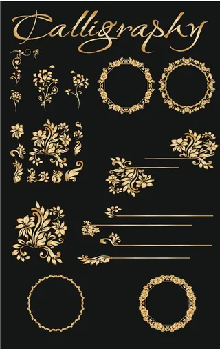 欧式花纹 花边图片