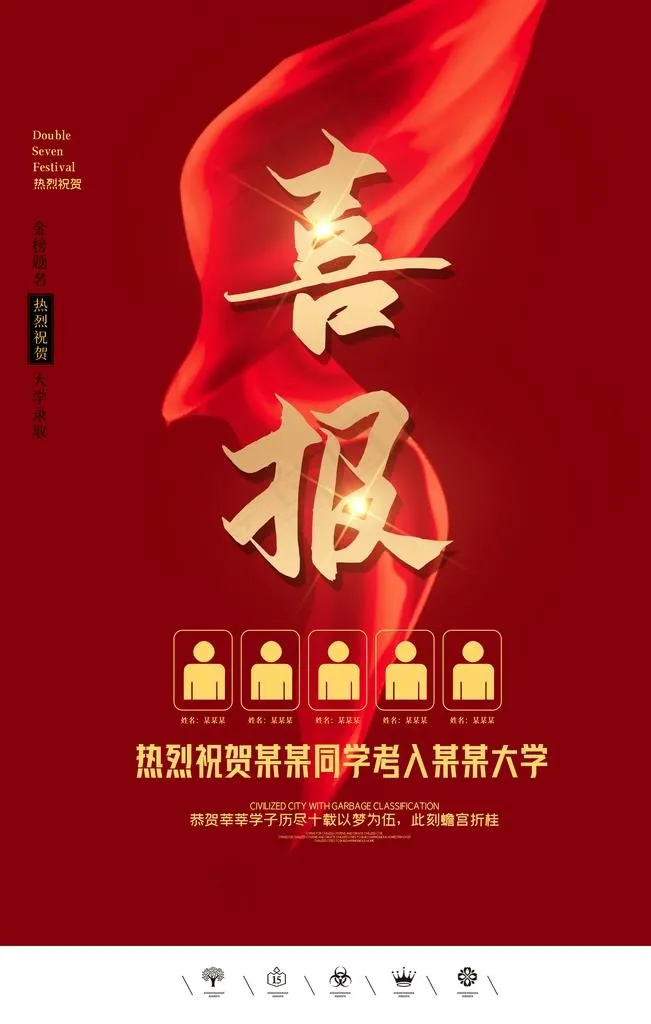 喜报图片(3543X5315(DPI:150))psd模版下载
