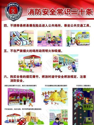 消防安全常识二十条图片