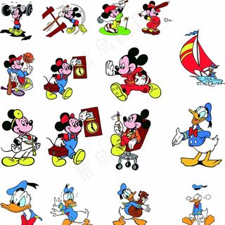 米老鼠和唐老鸭图片