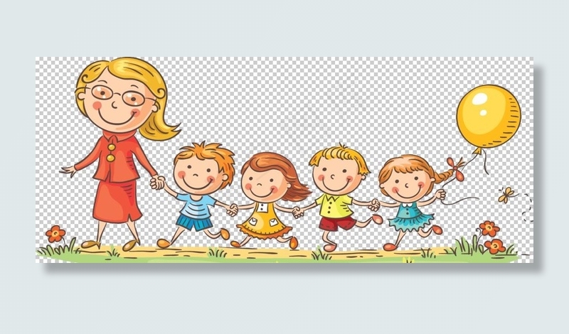 幼儿园海报元素免抠图片