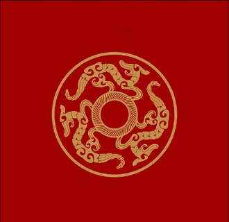 龙 玉龙 环龙 刺绣 印 染织图片