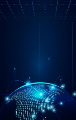 科技未来线条背景海报素材图片