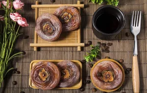 柿子柿饼柿干图片