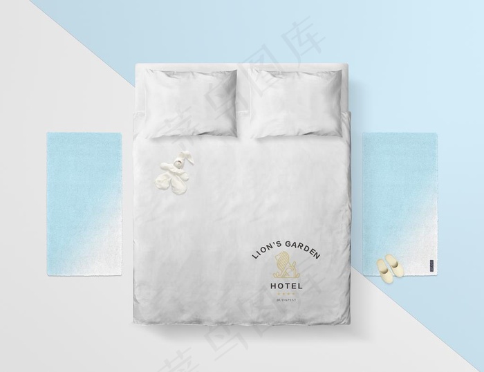 床单贴图样机图片