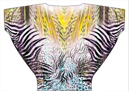 豹纹虎纹几何线条涂鸦图片