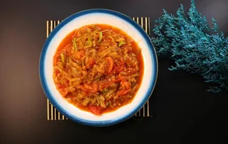 西红柿炒茄子图片