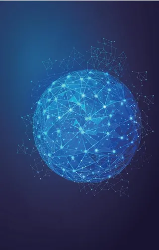 蓝色光效背景图片