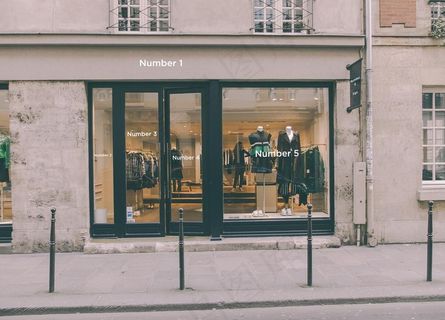 街景招牌样机图片