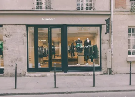 街景招牌样机图片