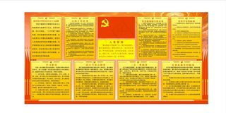 党员会议室展板图片