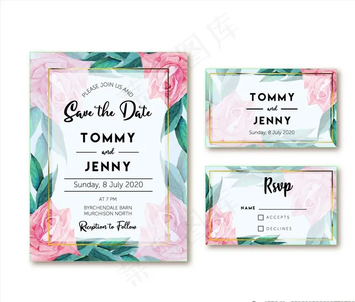 花卉图片ai矢量模版下载