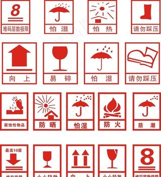 纸箱包装标识图片