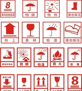 纸箱包装标识图片