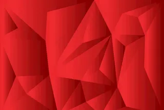 红色立体菱形背景图片