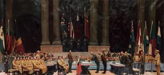 南京受降仪式油画图片