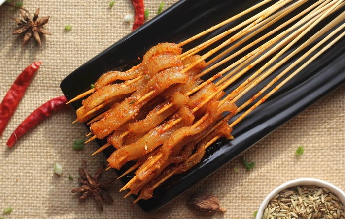 猪皮小串图片