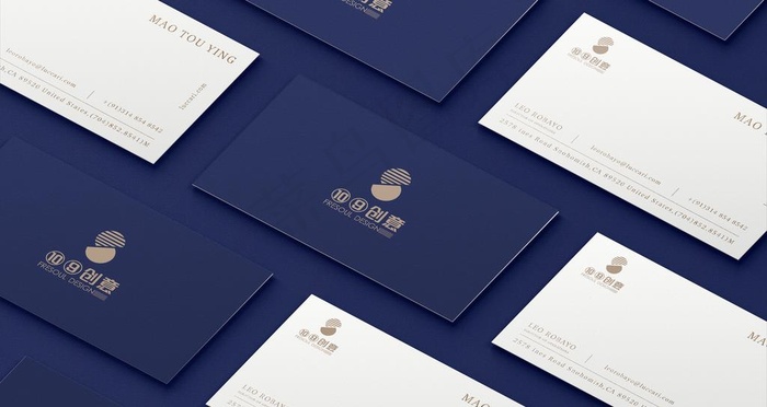名片样机图片(4000X2251(DPI:300))psd模版下载