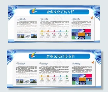 企业简介企业文化宣传栏展板设计图片 企业简介企业文化宣传栏展板设计图片