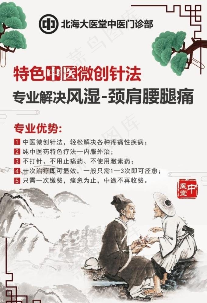 中医海报图片(3543X5315(DPI:150))psd模版下载
