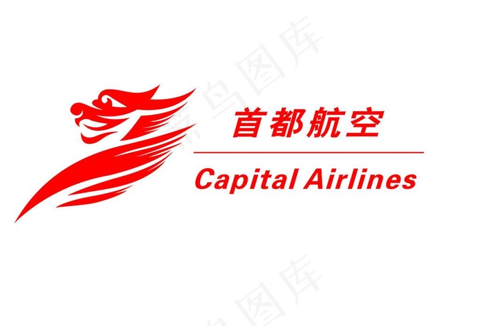 首都航空图片eps,ai矢量模版下载