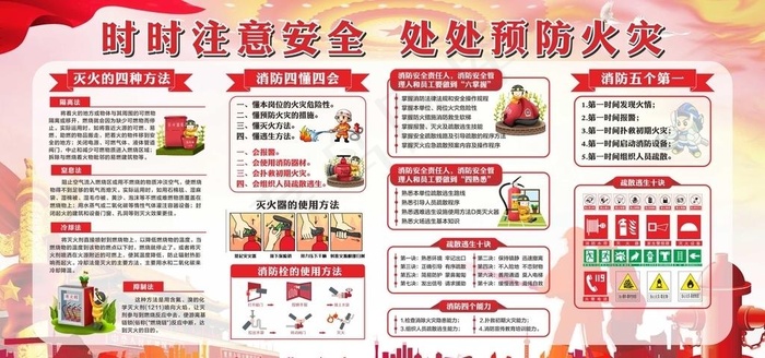 消防图片cdr矢量模版下载