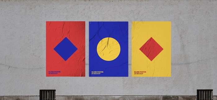 海报样机效果图图片