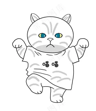 卡通猫图片