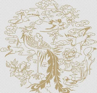 中式花纹纹理图片