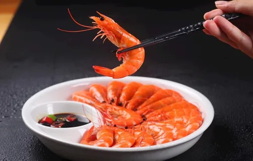 白灼泰国香虾图片