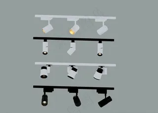 射灯 灯 轨道灯图片