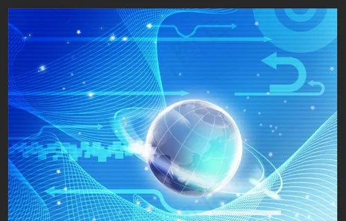 蓝色科技背景图片