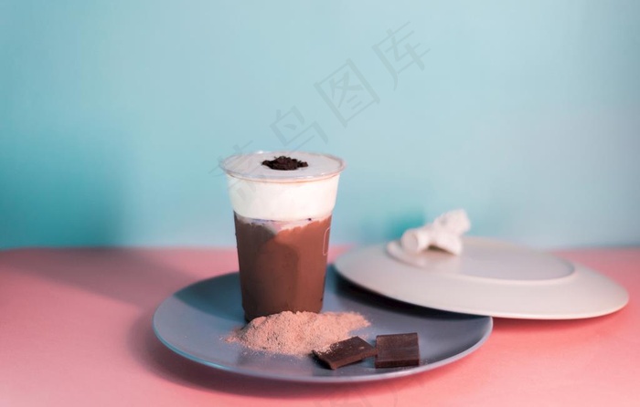 巧克力奶盖图片