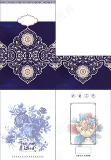 白酒青花包装图片 白酒青花包装图片