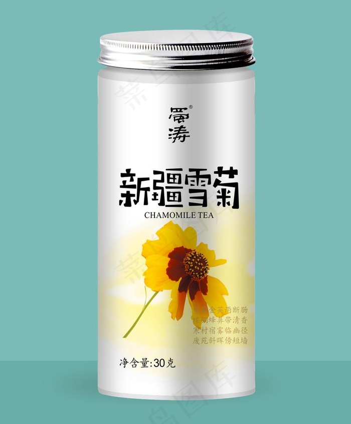 新疆雪菊图片cdr矢量模版下载