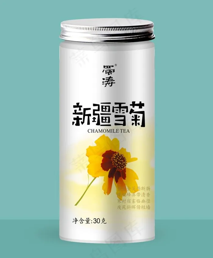 新疆雪菊图片cdr矢量模版下载